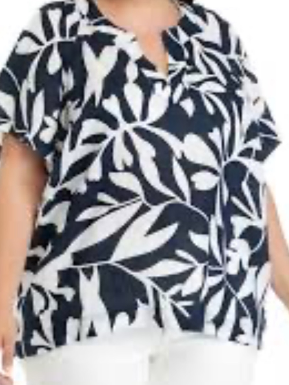 Elie Tahari linen blouse